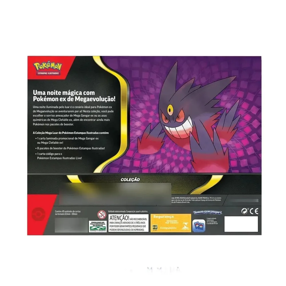 Pokémon Box Coleção Mega Luar – Mega Gengar ex - Imagem 3