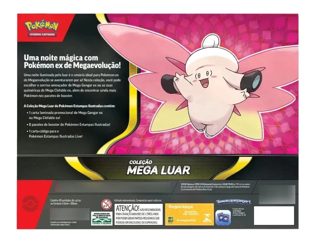 Pokémon Box Coleção Mega Luar – Mega Clefable ex - Imagem 3
